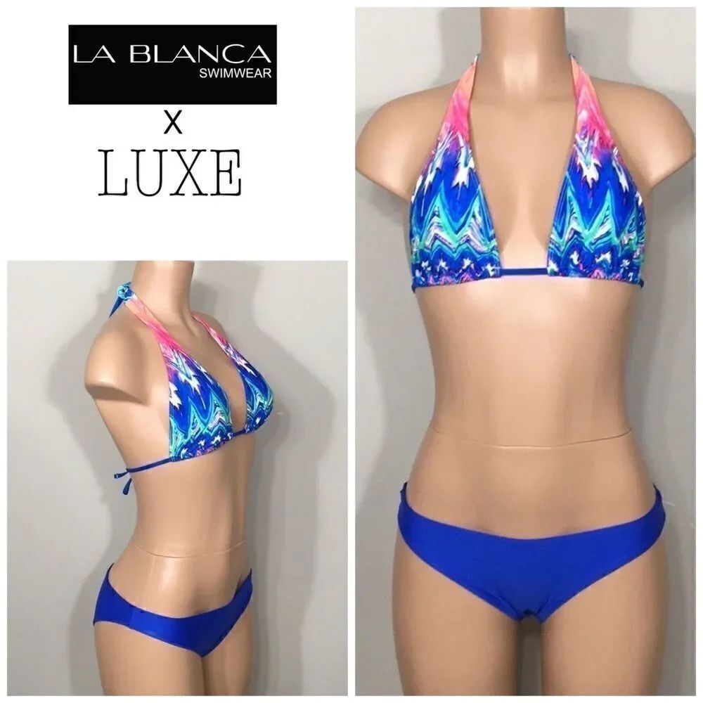 La Blanca/Luxe triangle bikini. NWT